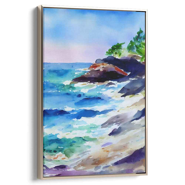 Watercolor Beach #218