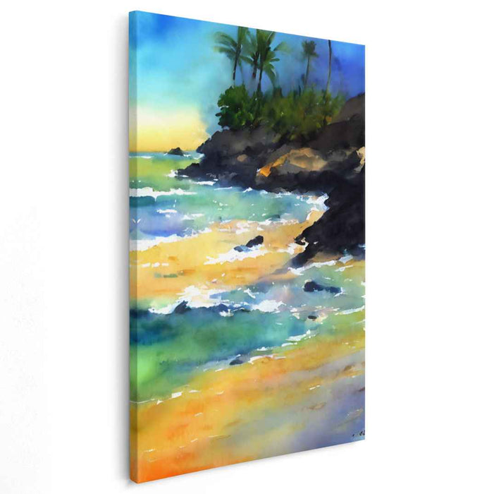 Watercolor Beach #222