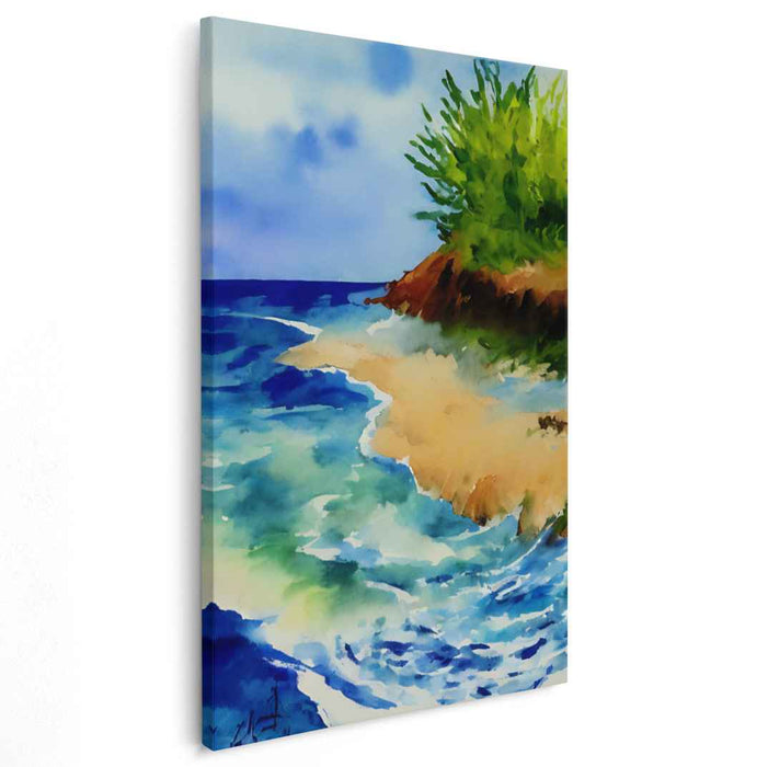 Watercolor Beach #223