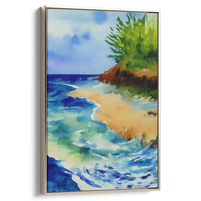 Watercolor Beach #223