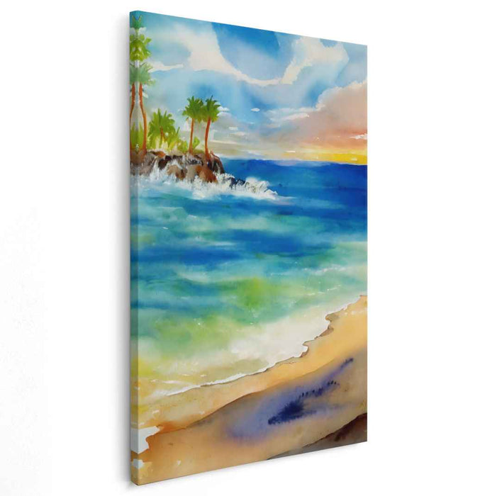 Watercolor Beach #226