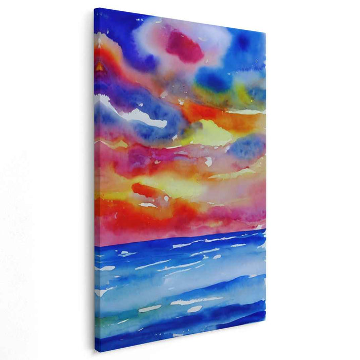 Ripples Of Imagination: Watercolor Dreamscapes Canvas Art