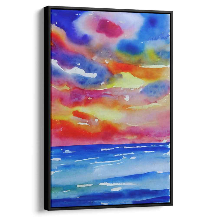 Ripples Of Imagination: Watercolor Dreamscapes Canvas Art