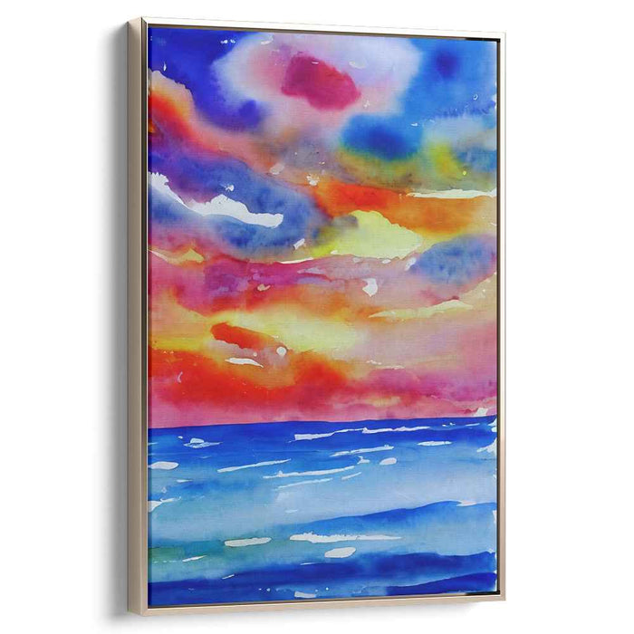 Ripples Of Imagination: Watercolor Dreamscapes Canvas Art
