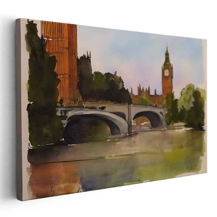 Watercolor Big Ben #130