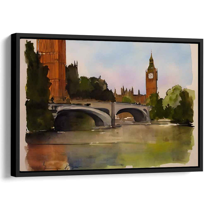 Watercolor Big Ben #130