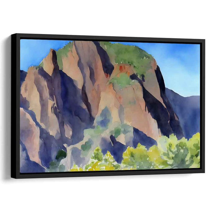 Serenity Spectrum: Serene Watercolor Landscape