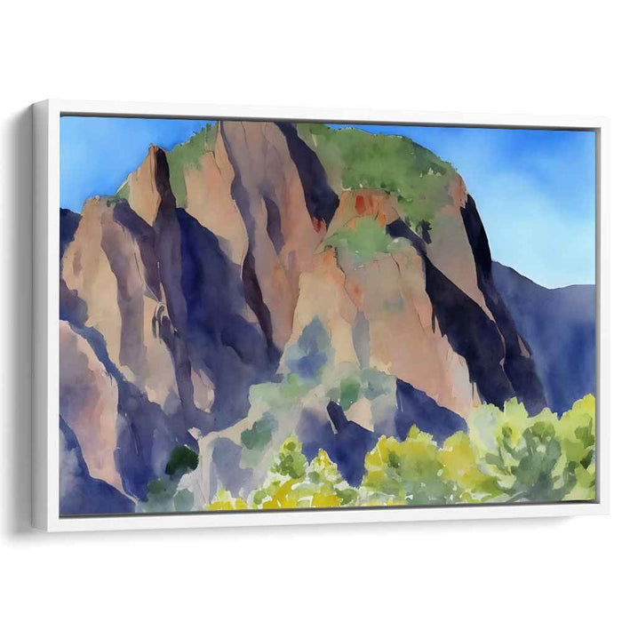 Serenity Spectrum: Serene Watercolor Landscape