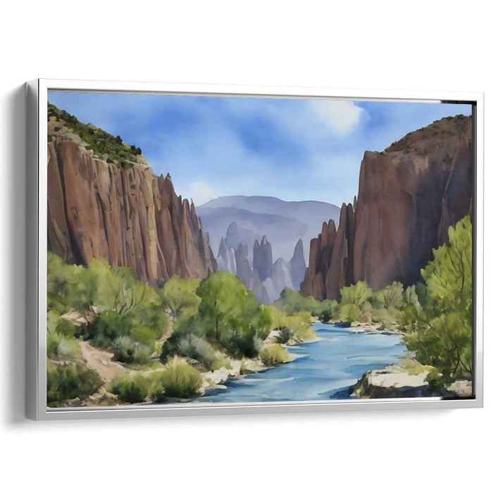 Whispers of Nature: Romantic Landscape Canvas Art Print