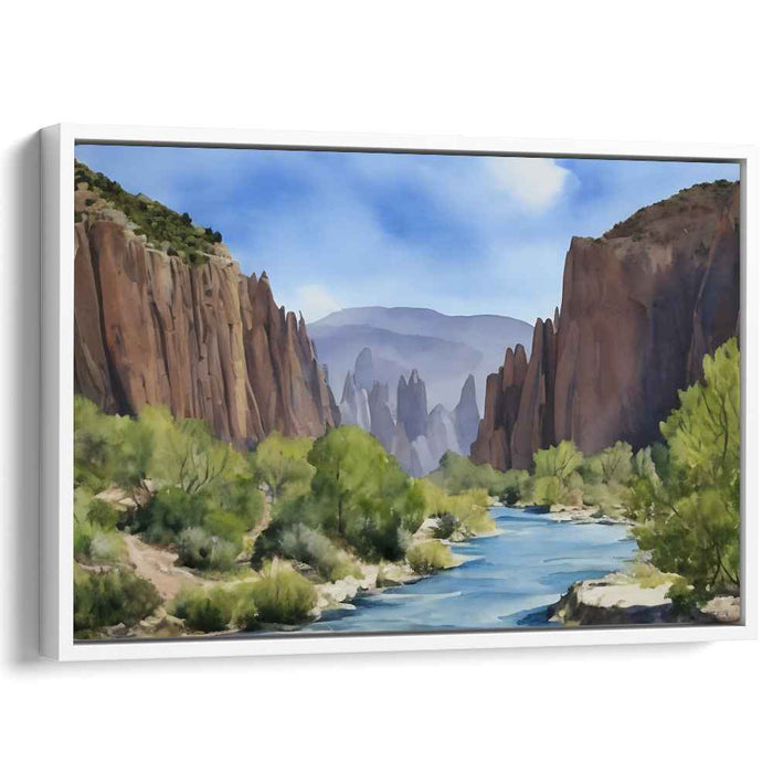 Whispers of Nature: Romantic Landscape Canvas Art Print