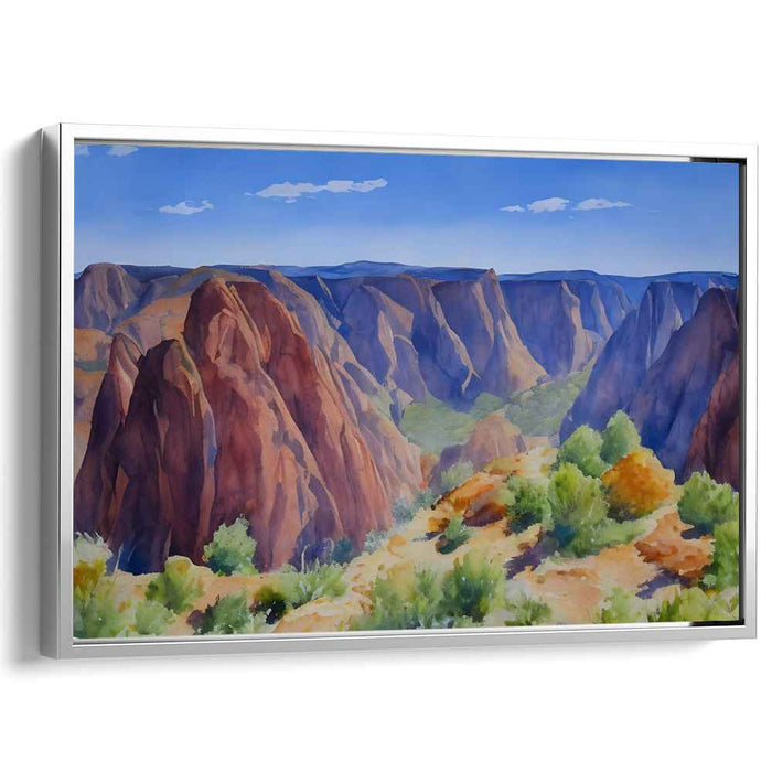 Watercolor Black Canyon of Gunnison #118