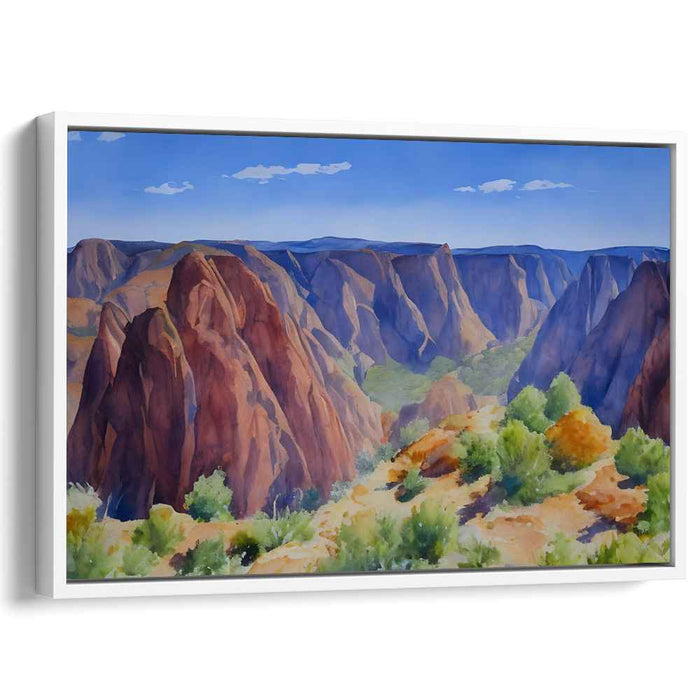 Watercolor Black Canyon of Gunnison #118