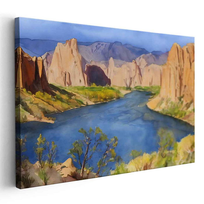 Watercolor Black Canyon of Gunnison #119