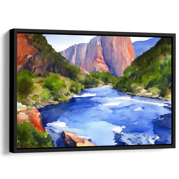 Watercolor Black Canyon of Gunnison #123