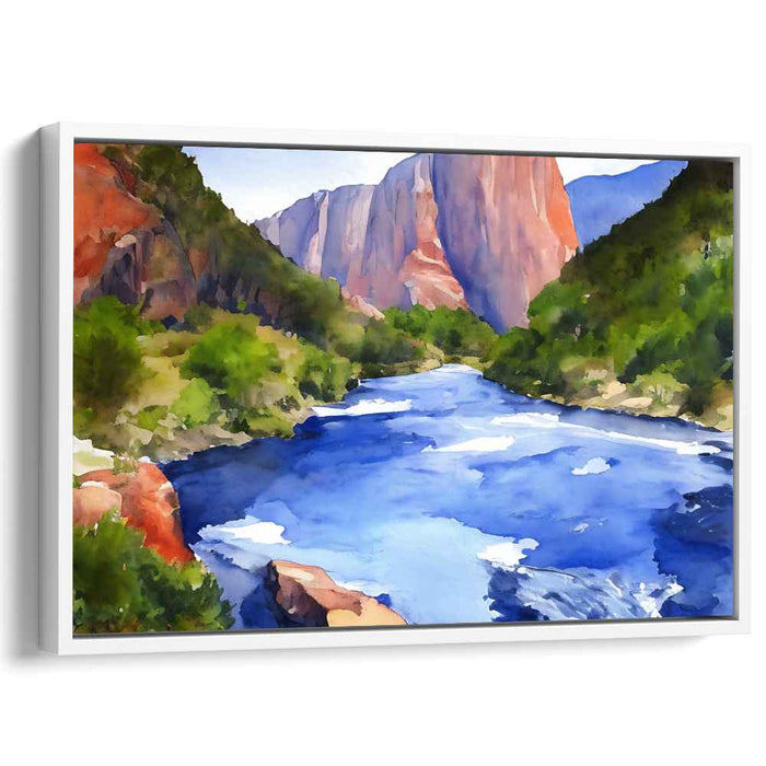 Watercolor Black Canyon of Gunnison #123