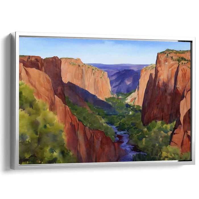 Watercolor Black Canyon of Gunnison #129