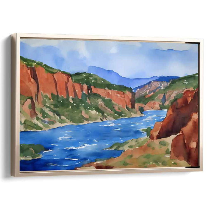 Watercolor Black Canyon of Gunnison #132