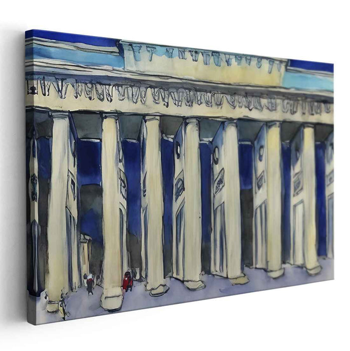 Midnight Sonata Structures: A Nocturnal Embrace of Classical Architecture