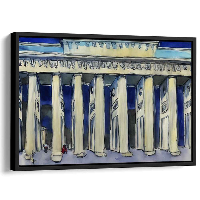 Midnight Sonata Structures: A Nocturnal Embrace of Classical Architecture