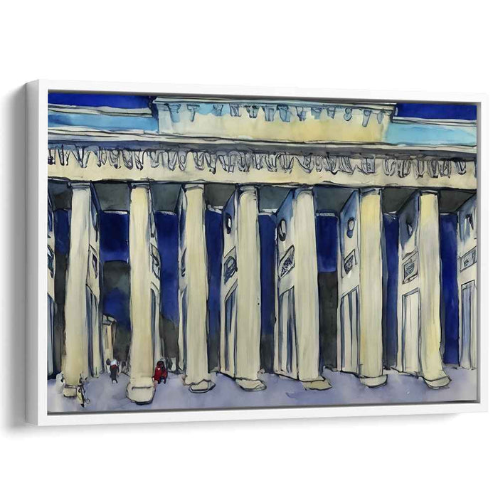 Midnight Sonata Structures: A Nocturnal Embrace of Classical Architecture