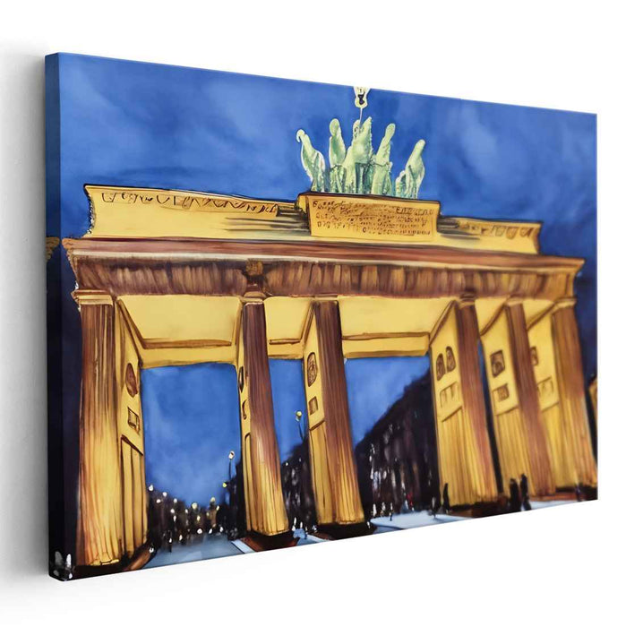 Watercolor Brandenburg Gate #102