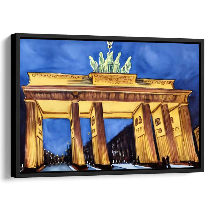 Watercolor Brandenburg Gate #102