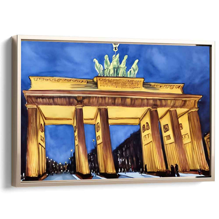 Watercolor Brandenburg Gate #102