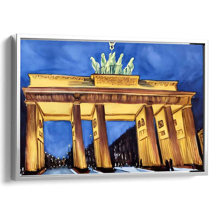Watercolor Brandenburg Gate #102