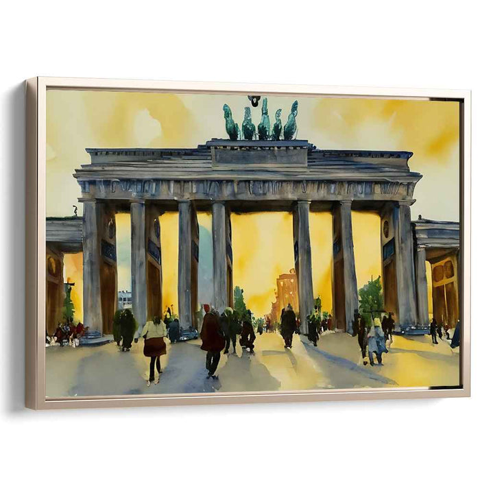 Watercolor Brandenburg Gate #103
