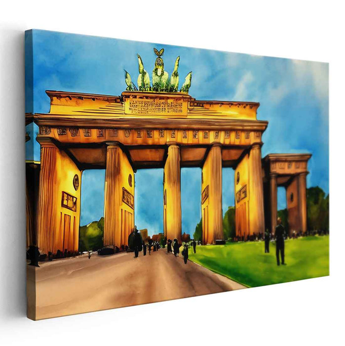 Watercolor Brandenburg Gate #113