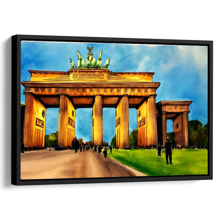 Watercolor Brandenburg Gate #113