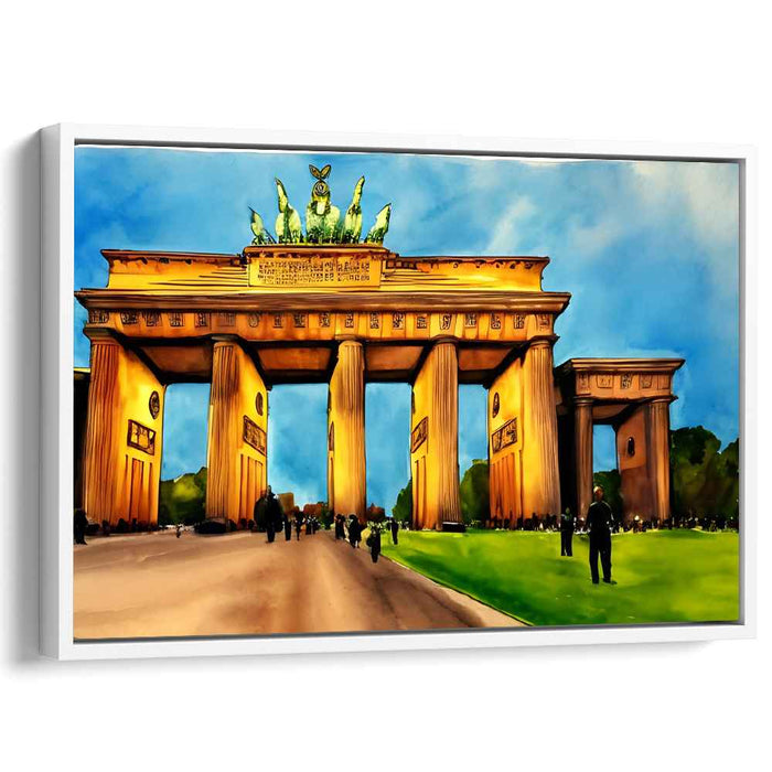 Watercolor Brandenburg Gate #113