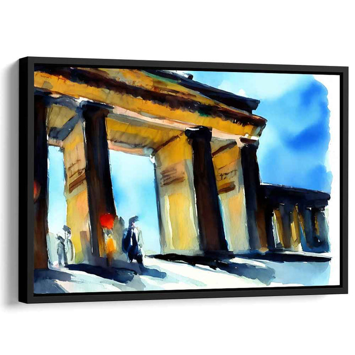 Watercolor Brandenburg Gate #114
