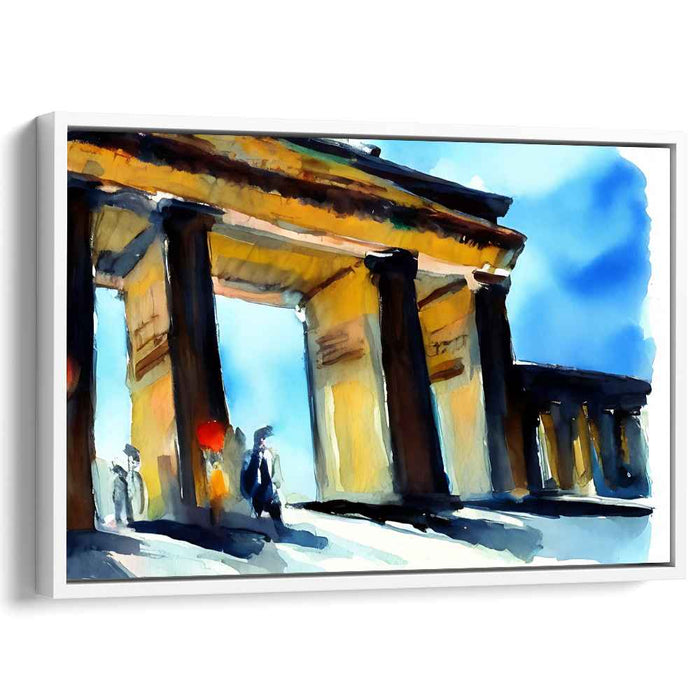 Watercolor Brandenburg Gate #114