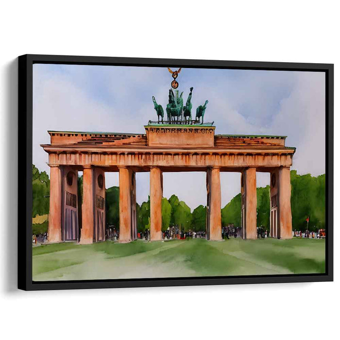 Watercolor Brandenburg Gate #115