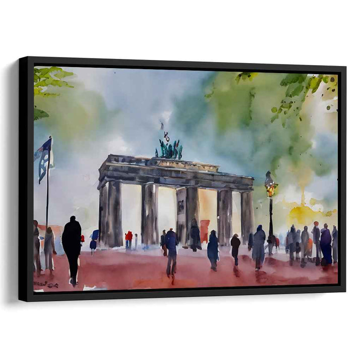 Whispers in Watercolor: Watercolor Impressions of Berlin's Iconic Landmark