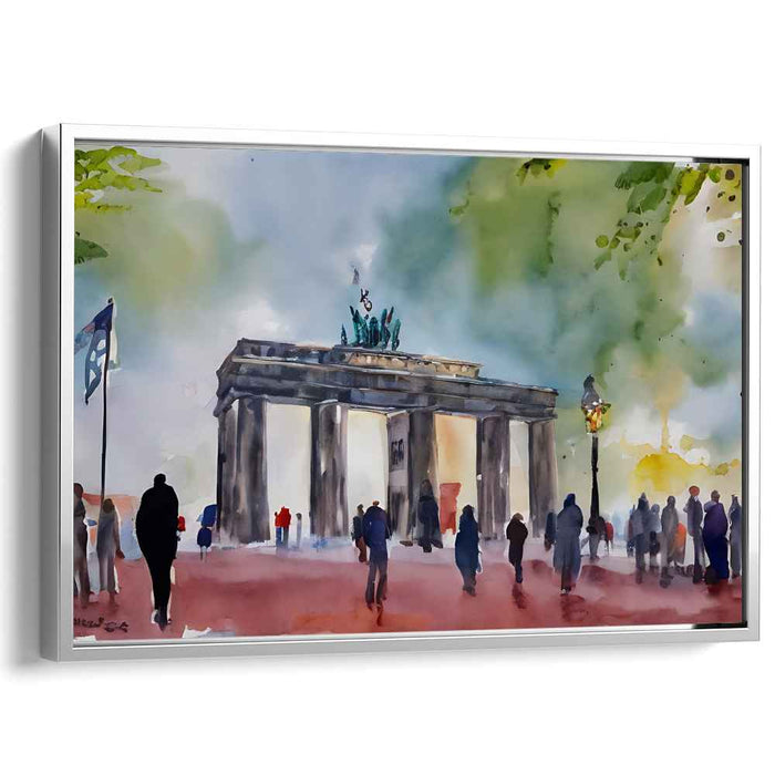 Whispers in Watercolor: Watercolor Impressions of Berlin's Iconic Landmark