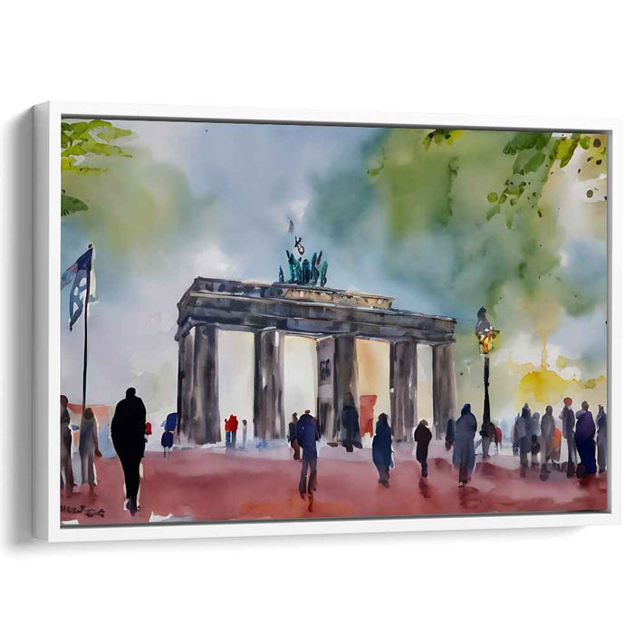 Whispers in Watercolor: Watercolor Impressions of Berlin's Iconic Landmark