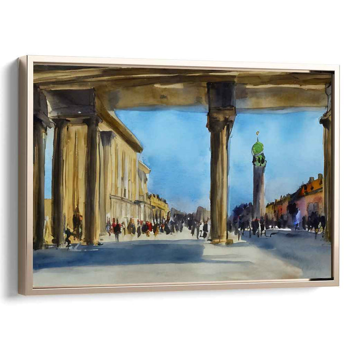 Watercolor Brandenburg Gate #119