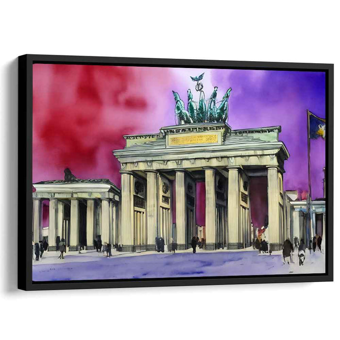 Watercolor Brandenburg Gate #123