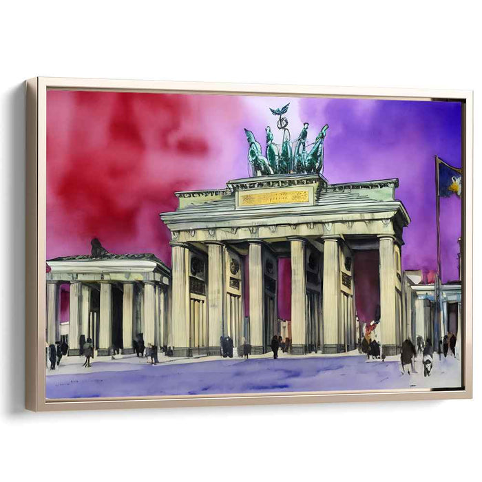 Watercolor Brandenburg Gate #123