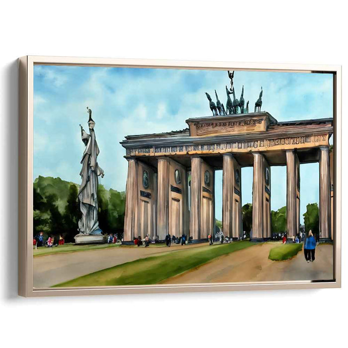 Watercolor Brandenburg Gate #127