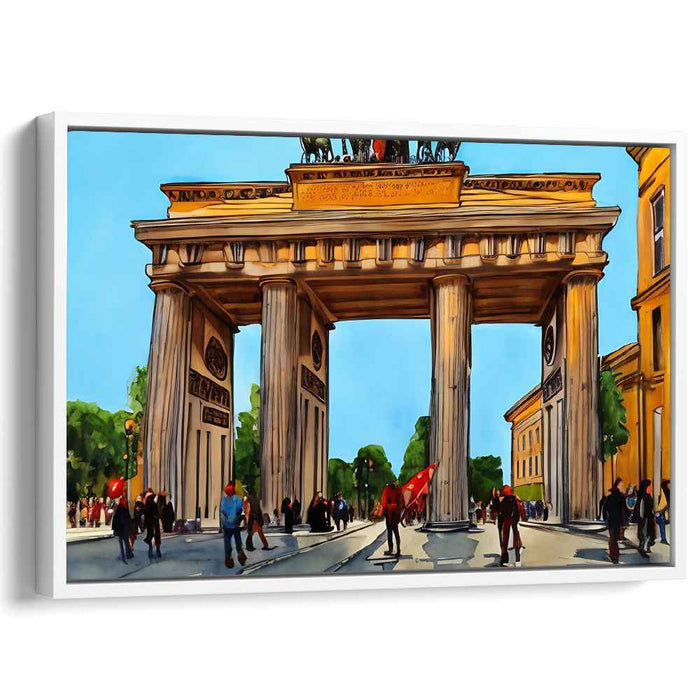 Architectural Brilliance Revealed: The Brandenburg Gate in Vibrant Detail