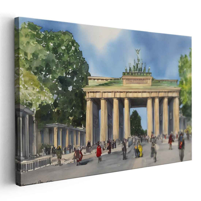 Architectural Reverence: Realistic Depiction of the Brandenburg Gate
