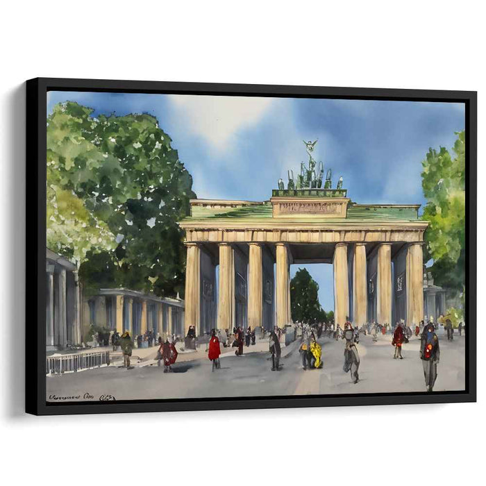 Architectural Reverence: Realistic Depiction of the Brandenburg Gate