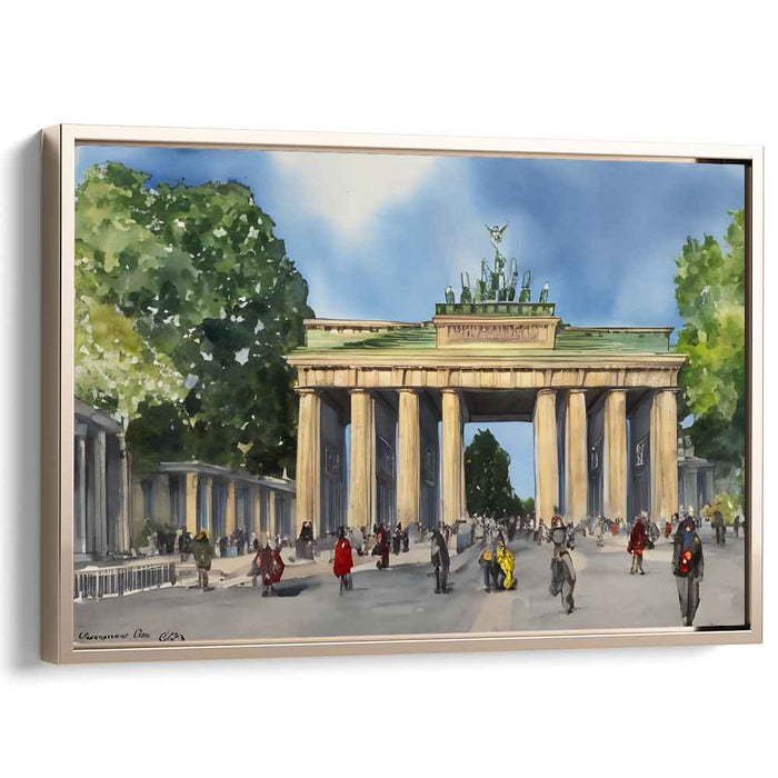 Architectural Reverence: Realistic Depiction of the Brandenburg Gate