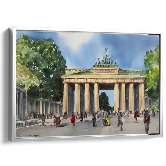 Architectural Reverence: Realistic Depiction of the Brandenburg Gate