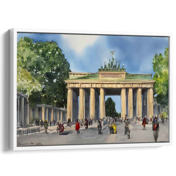 Architectural Reverence: Realistic Depiction of the Brandenburg Gate