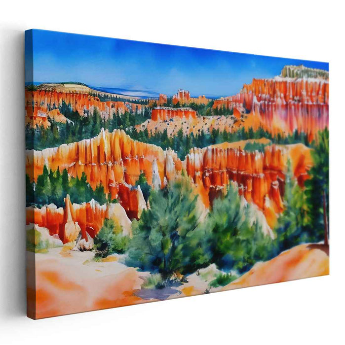 Watercolor Bryce Canyon #101
