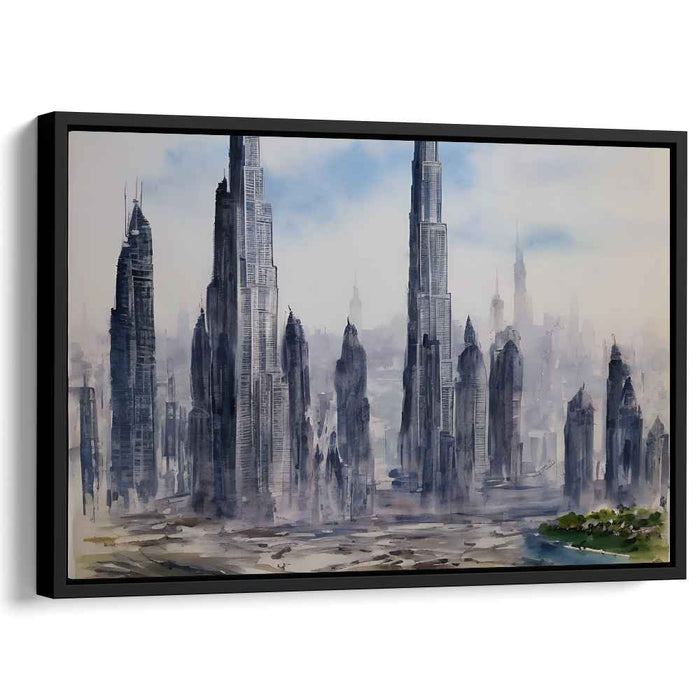 Skyward Marvels: Contemporary Urban Skyscraper Cityscape